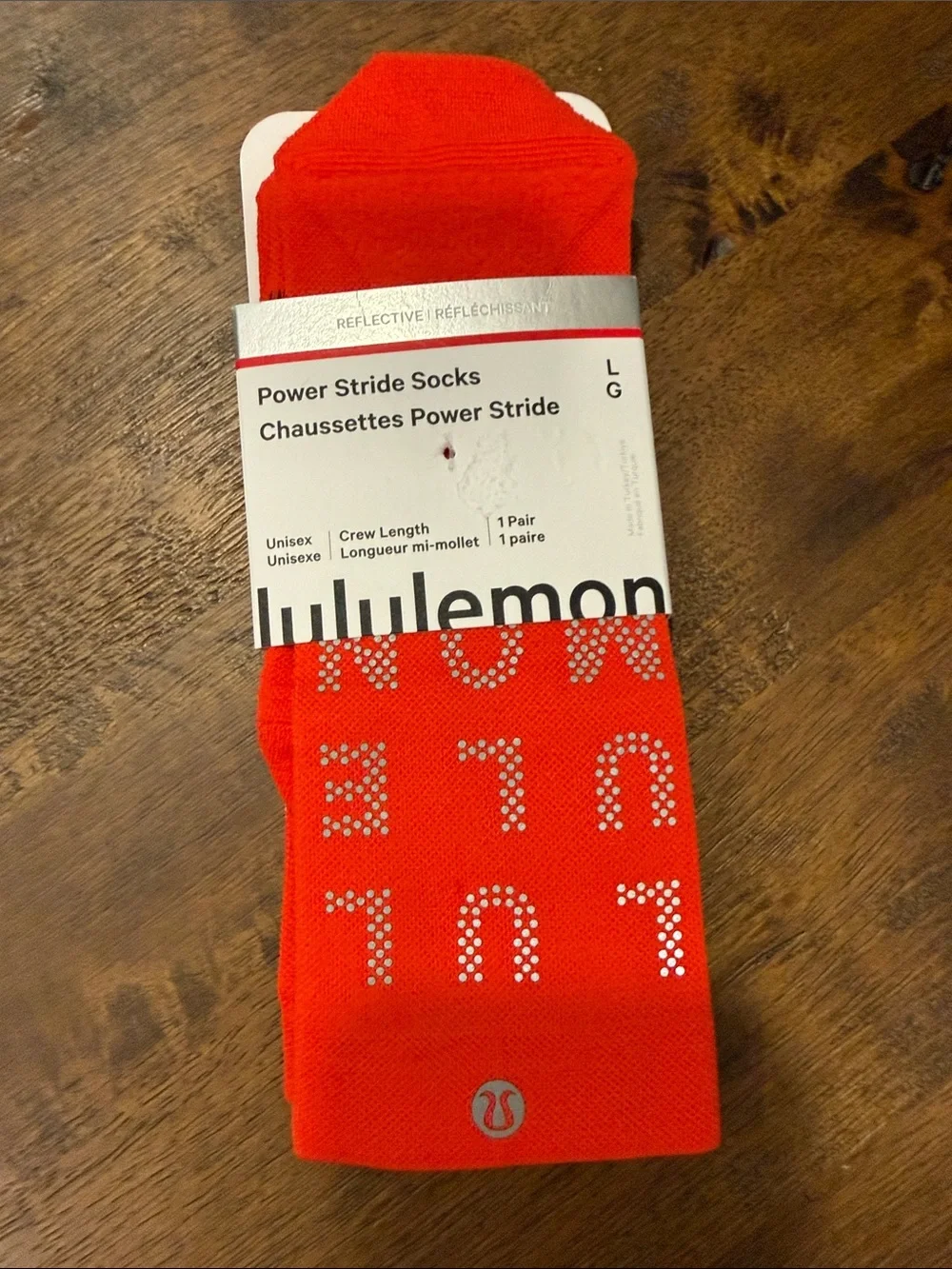 lululemon athletica Power Stride Crew Socks in Bright crye
